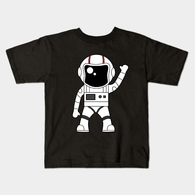 astronaut Kids T-Shirt by myepicass